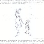 Aren't You Lucky? – a piece of original illustrated microfiction with a drawing and story on a single page.